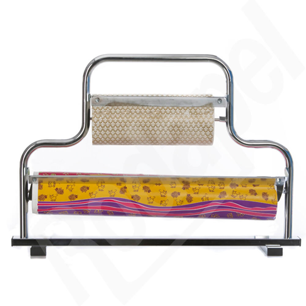 PORTABOBINAS MOSTRADOR CROMADO 2 CUERPOS 62-31 CM RODAPEL