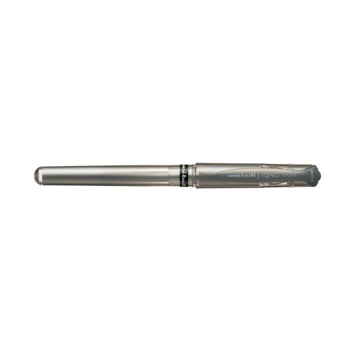BOLIGRAFO UNI BALL SIGNO BROAD 1.0MM UM-153 PLATA C/12 UD