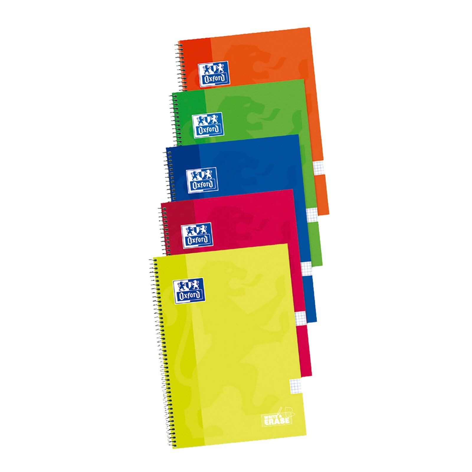 BLOC OXFORD PIZARRA T/E Fº 90G 80H 4X4 PACK 4+1 VIVOS