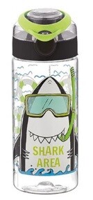 BOTELLA CON ASA TRITAN 500ML TIBURON